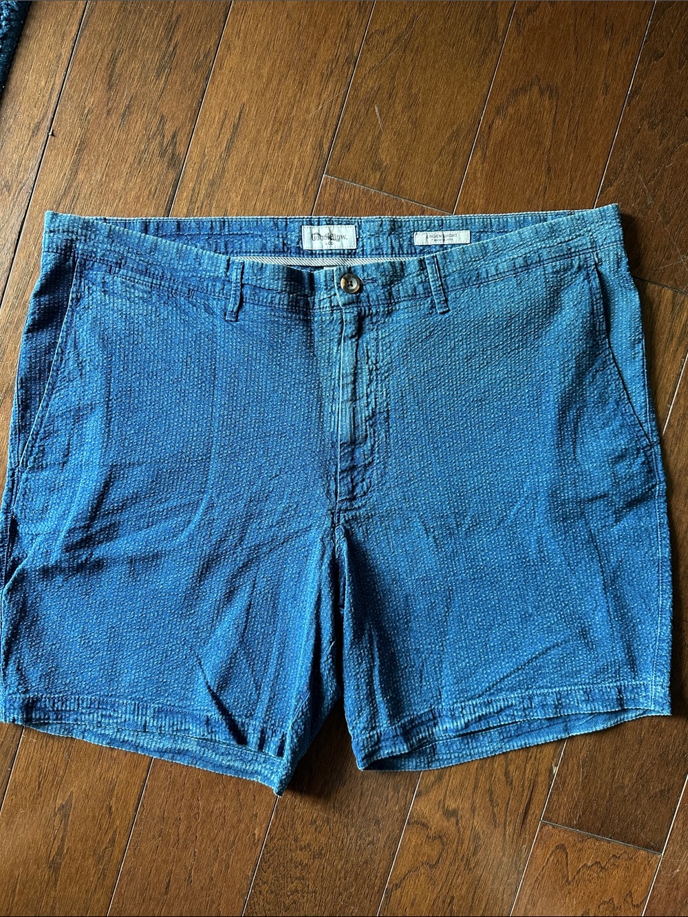 🔥 Goodfellow & Co Blue Textured Cotton Shorts